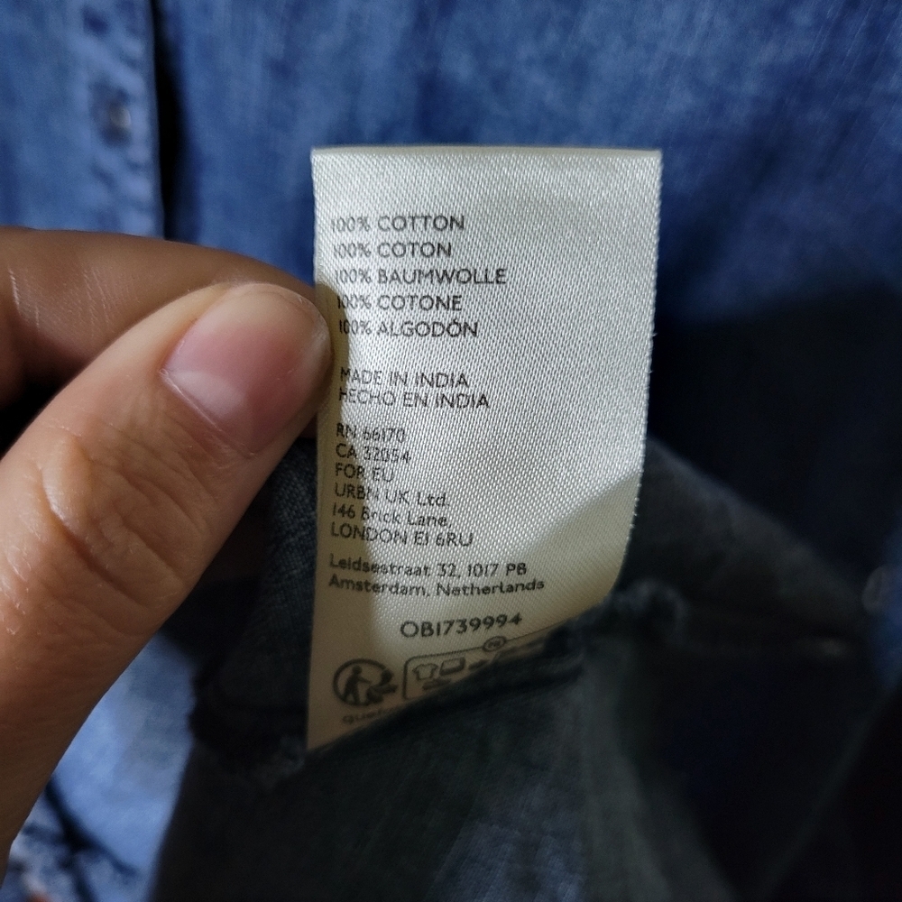 We The Free - Free People - Freya Denim Top - Picture 7 of 9